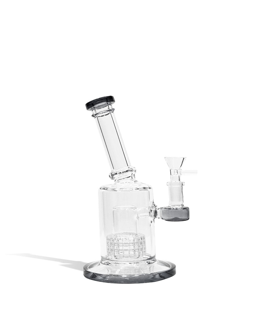 Smokey Grey front view 8 Inch Banger Hanger with Angled Neck on white studio background