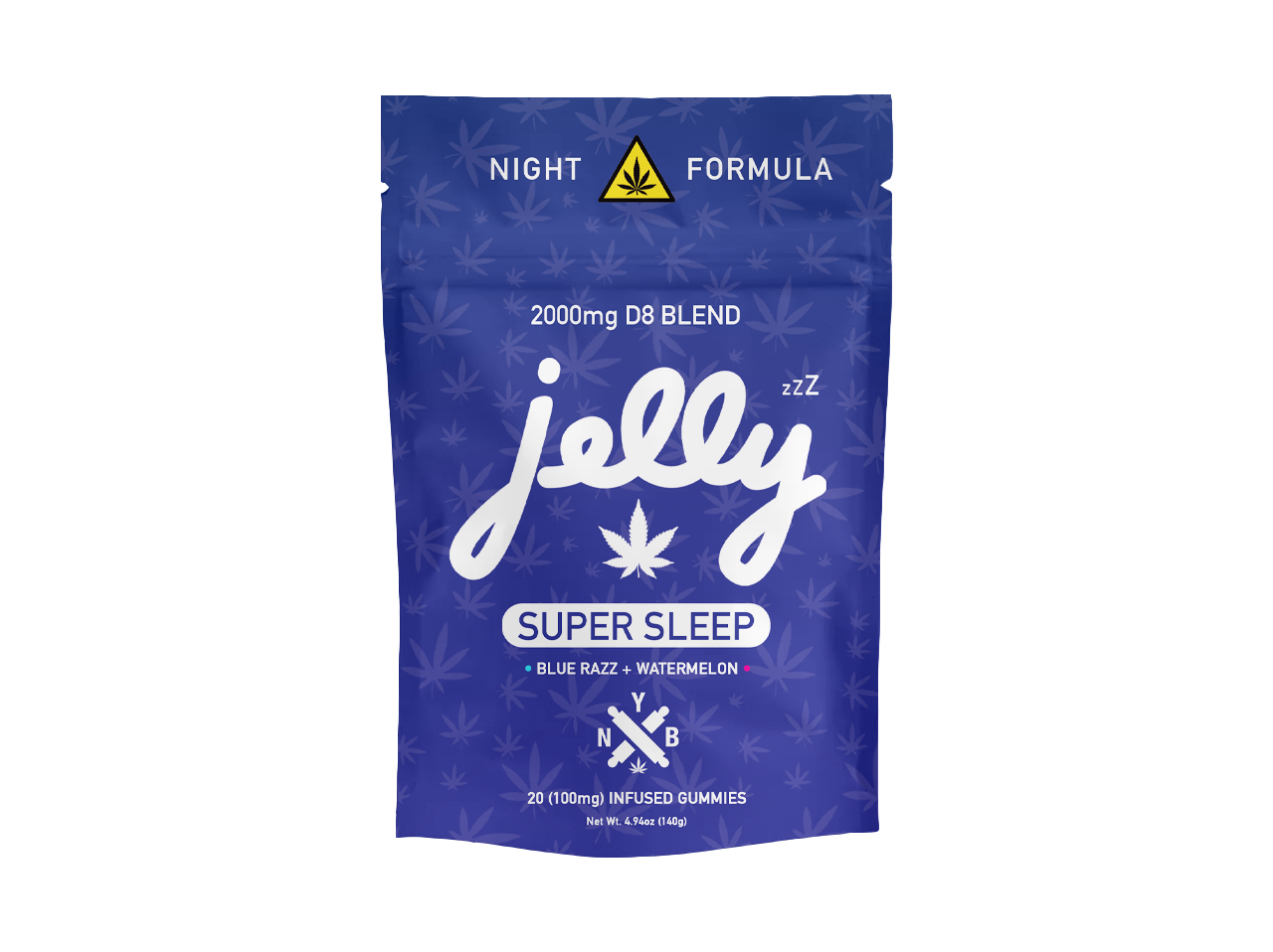 Jelly D8 2000mg SUPERSLEEP Gummies-20 Pack