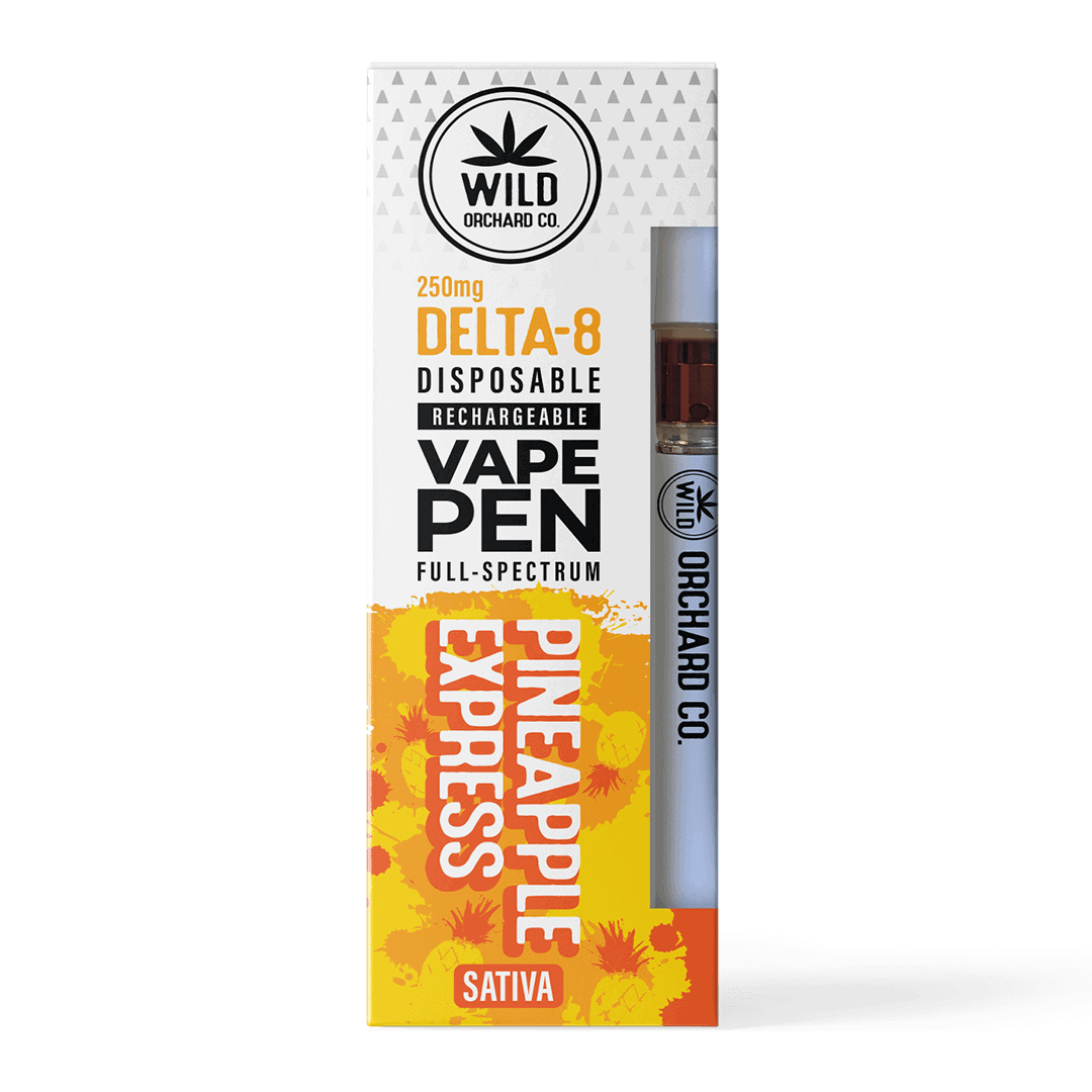 WILD ORCHARD DELTA 8 RECHARGEABLE VAPE PENS 250 mg