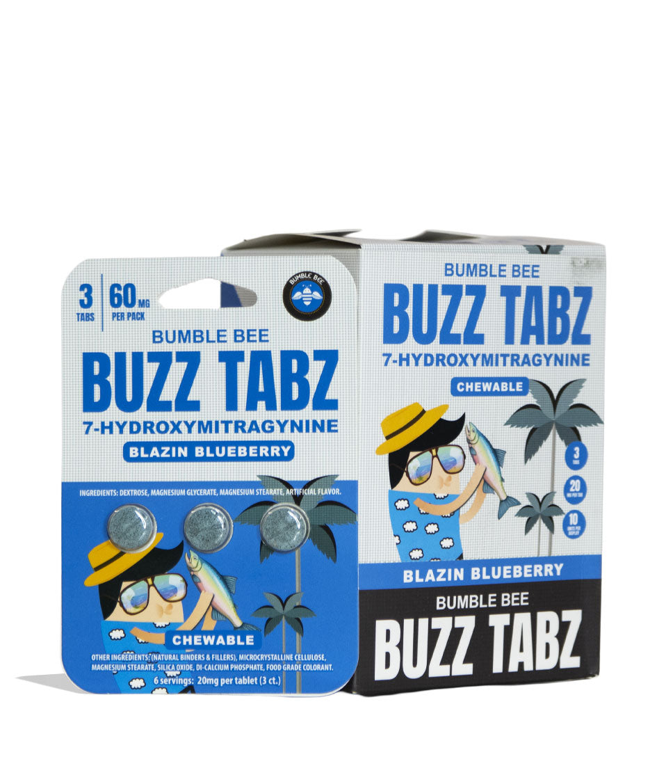 Bumble Bee Buzz Tabs Blazin Blueberry 7-OH 3pk 20mg Chewables 10pk