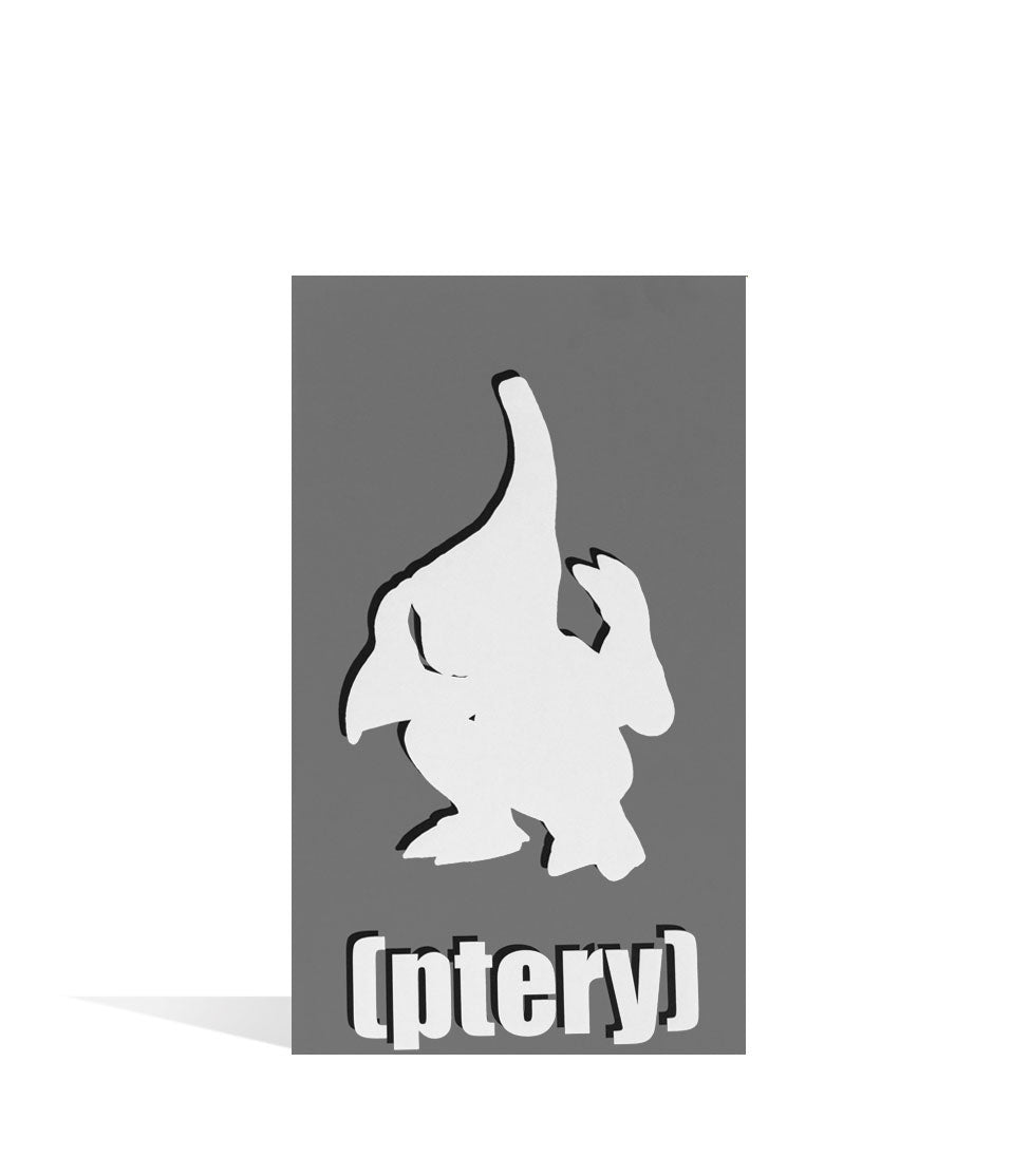 Elbo Glass Gray Ptery Vinyl Figure packaging on white background