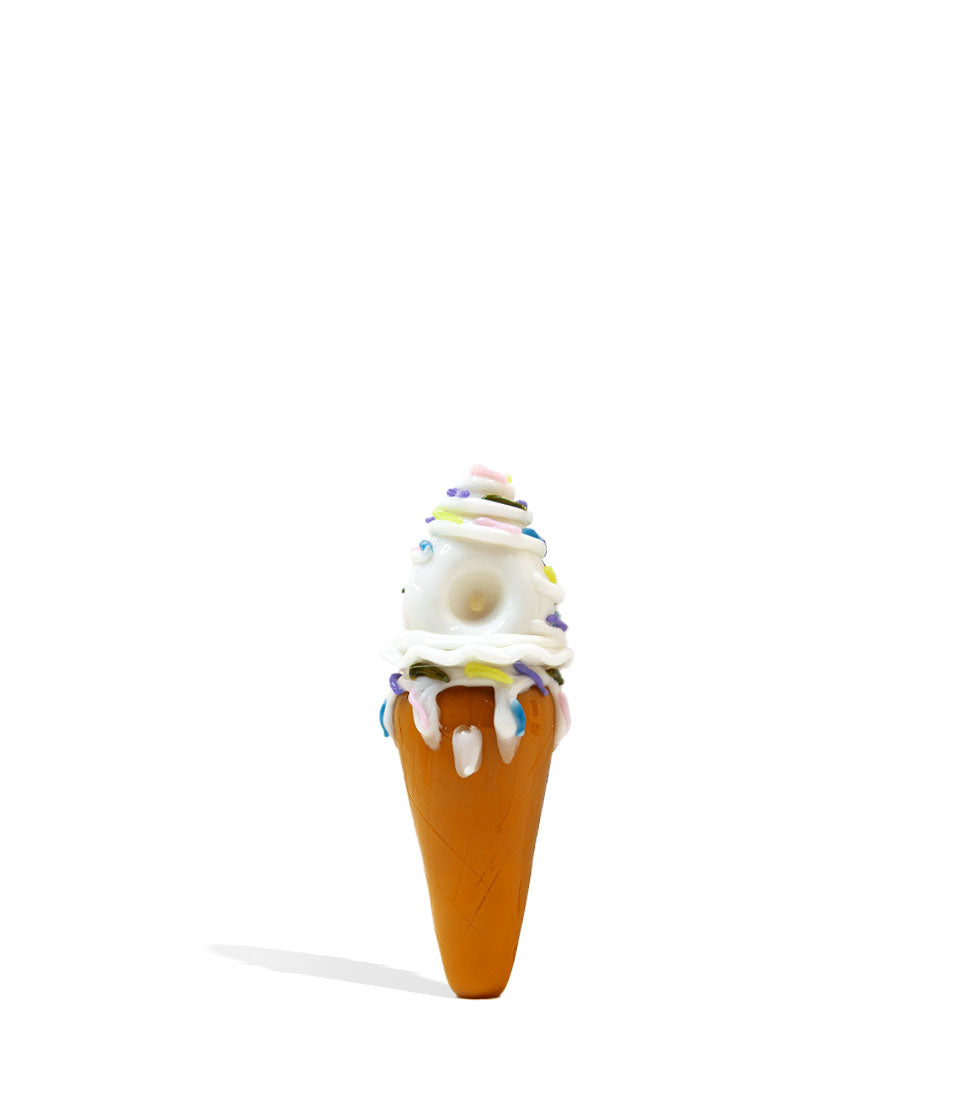 Empire Glassworks Sprinkle Cone Dry Handpipe on white background