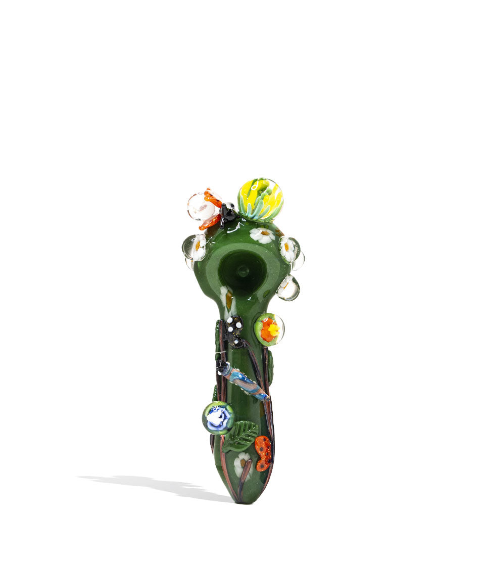 Empire Glassworks Garden Critters Spoon Handpipe on white background