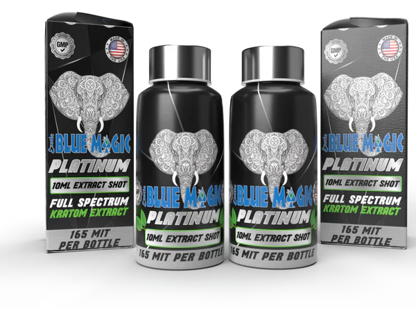Blue Magic Kratom  Platinum 200 MIT Shots 10ML