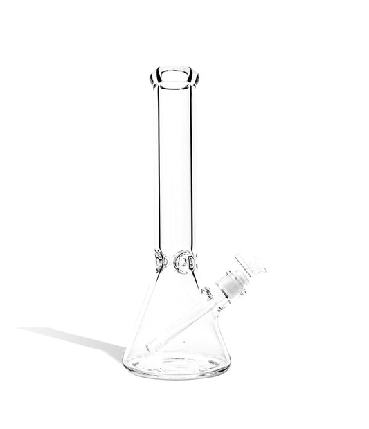 14 Inch 7mm Thick Waterpipe with Ice Pinch on white background