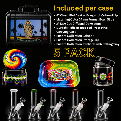 5 PACK Encore 8" 38 Beaker Traveler Pack