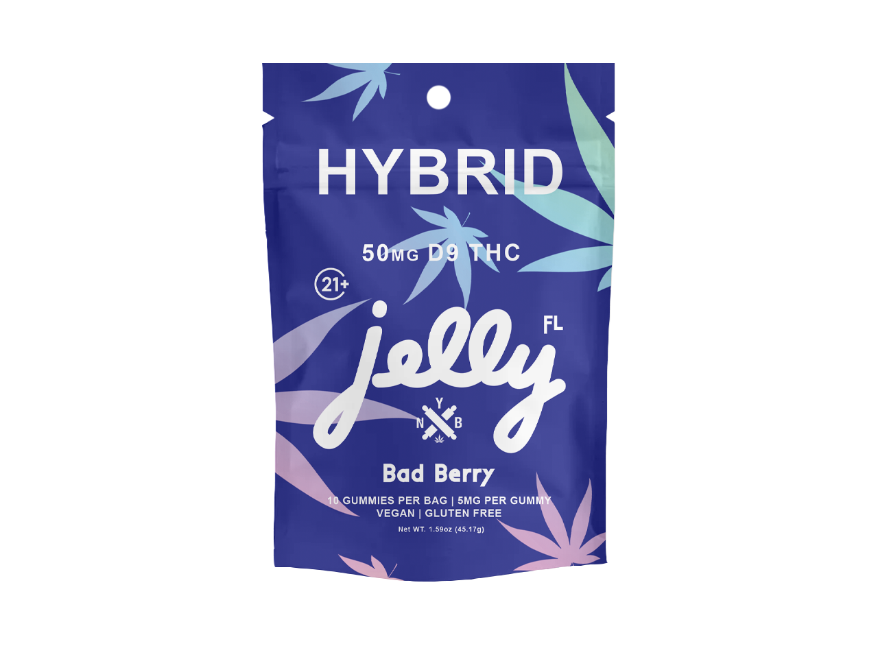 Jelly D9 FL 1,500mg Gummy To-Go Jar
