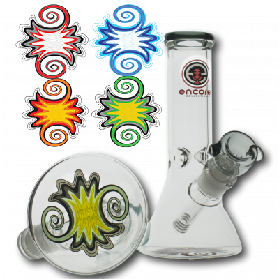 38mm 8'' Beaker w/ Reversal Decal