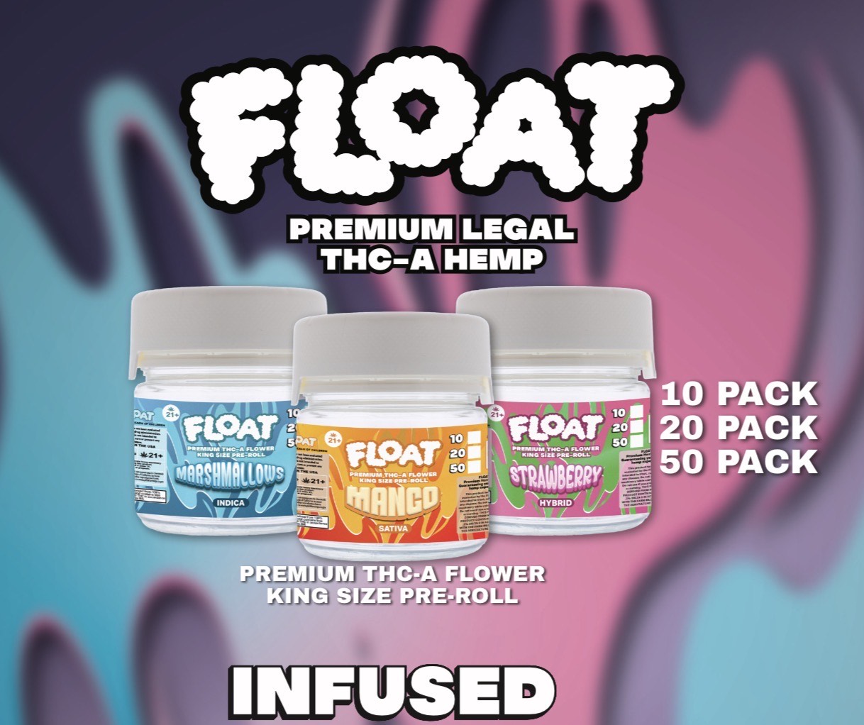 FLOAT  1.5G PRE-ROLL PREMIUM INFUSED KING SIZED