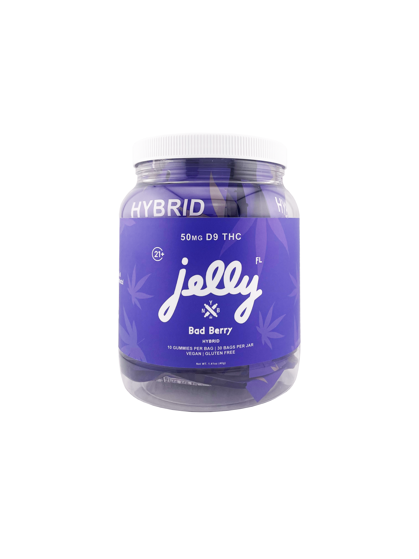 Jelly D9 FL 1,500mg Gummy To-Go Jar