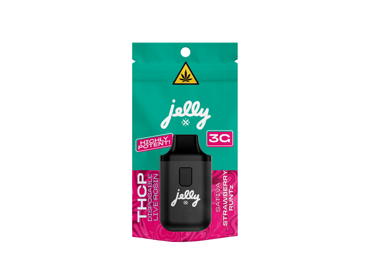 Jelly 3ml THCP Live Rosin Disposable Vape
