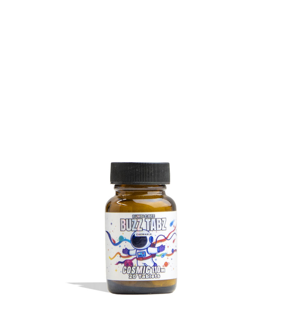 Bumble Bee Buzz Tabs 7-OH Chewables Cosmic 110mg 20pc Single Jar Front View on White Background