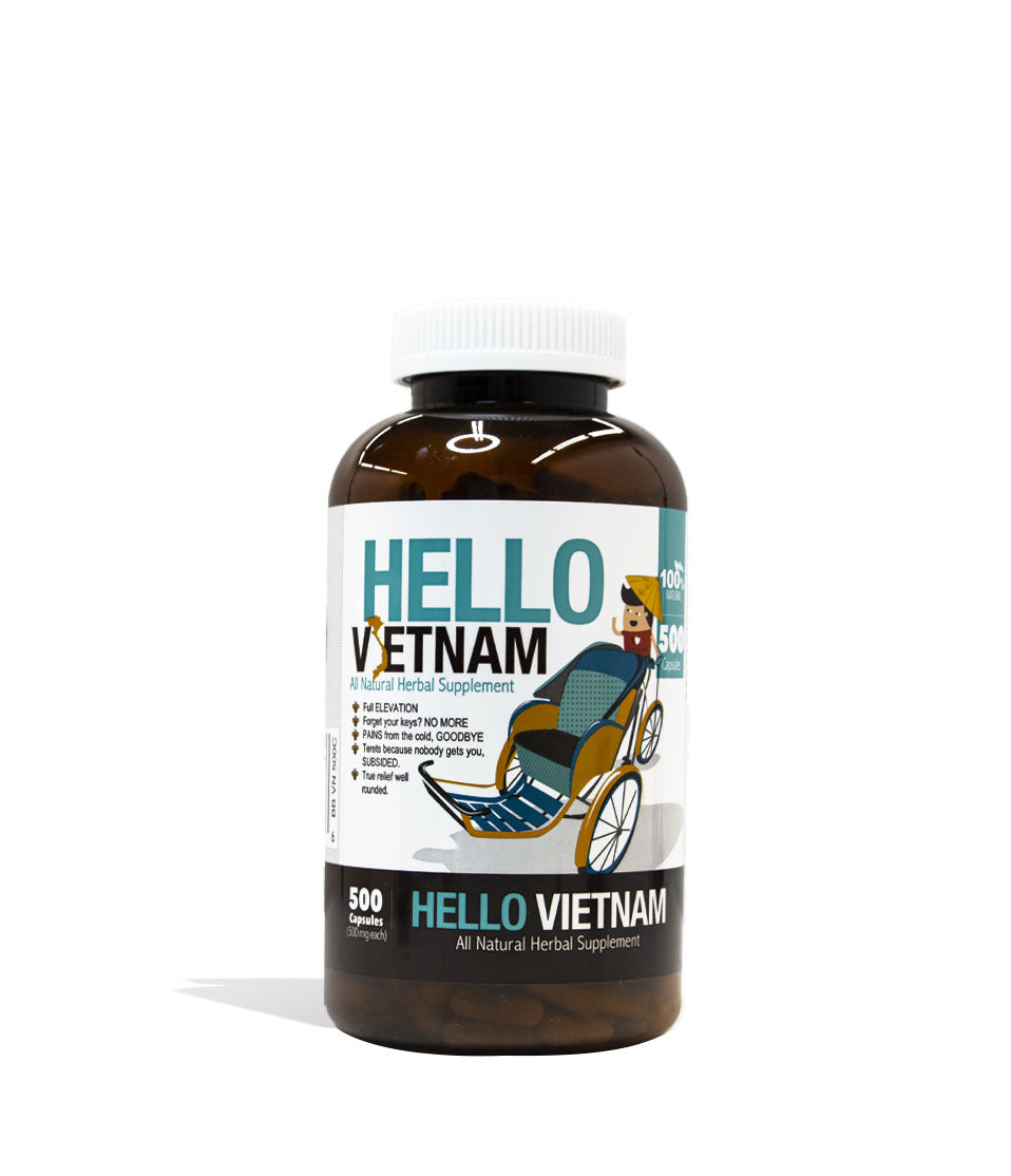 Hello Vietnam Bumble Bee Supplement Capsules 500ct Front View on White Background