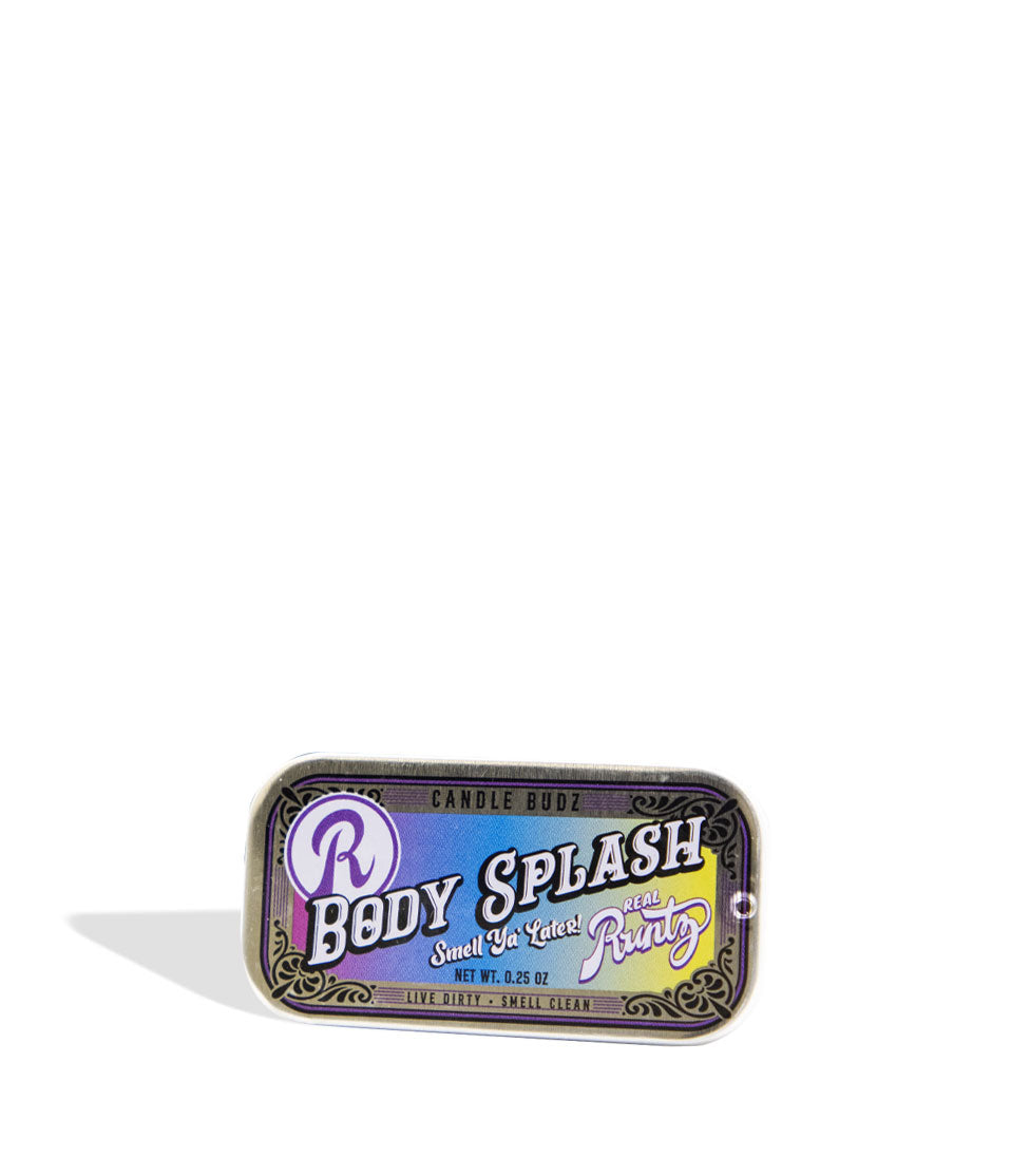 Real Runty Candle Budz Body Splash Pocket Cologne on white background