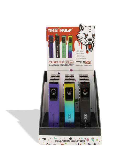 Wulf Mods Flat 2.0 Plus Display front view white background
