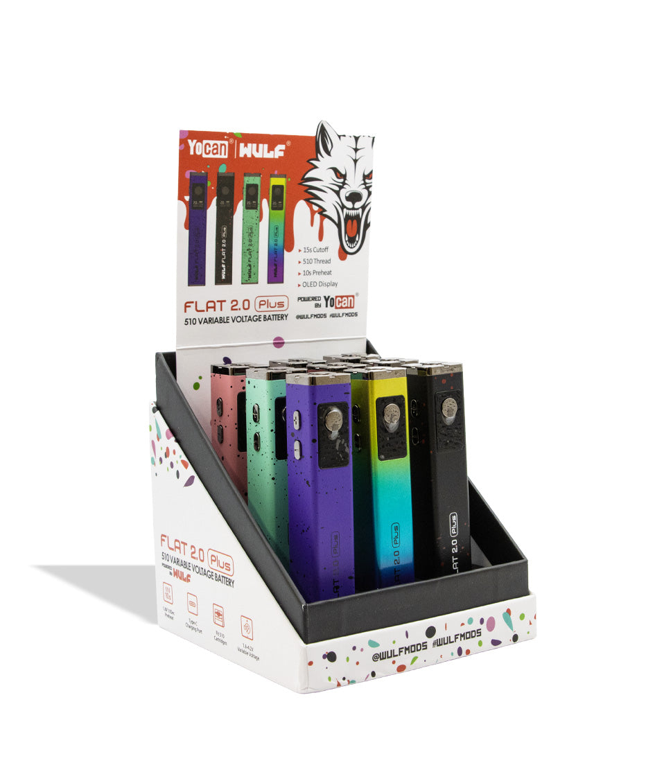 Wulf Mods Flat 2.0 Plus Display side view white background
