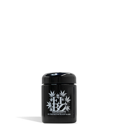 Elbo Glass Storage Jar 250 Gram front view on white background