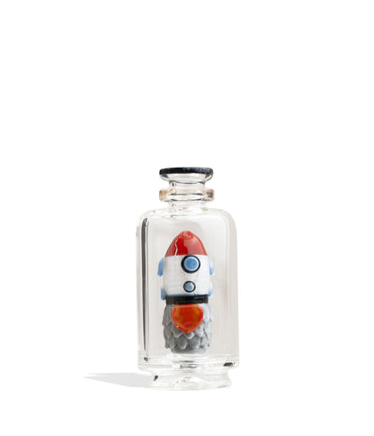 Empire Glassworks Custom Peak Top Rocket Ship Front View on White Background