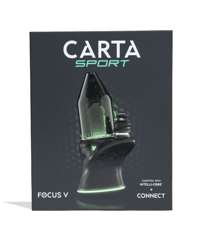 Focus V Carta Sport Concentrate Vaporizer Packaging Front View on White Background