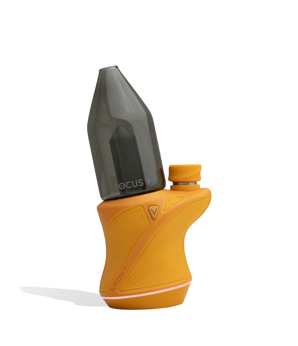 Tangerine Focus V Carta Sport Concentrate Vaporizer Front View on White Background