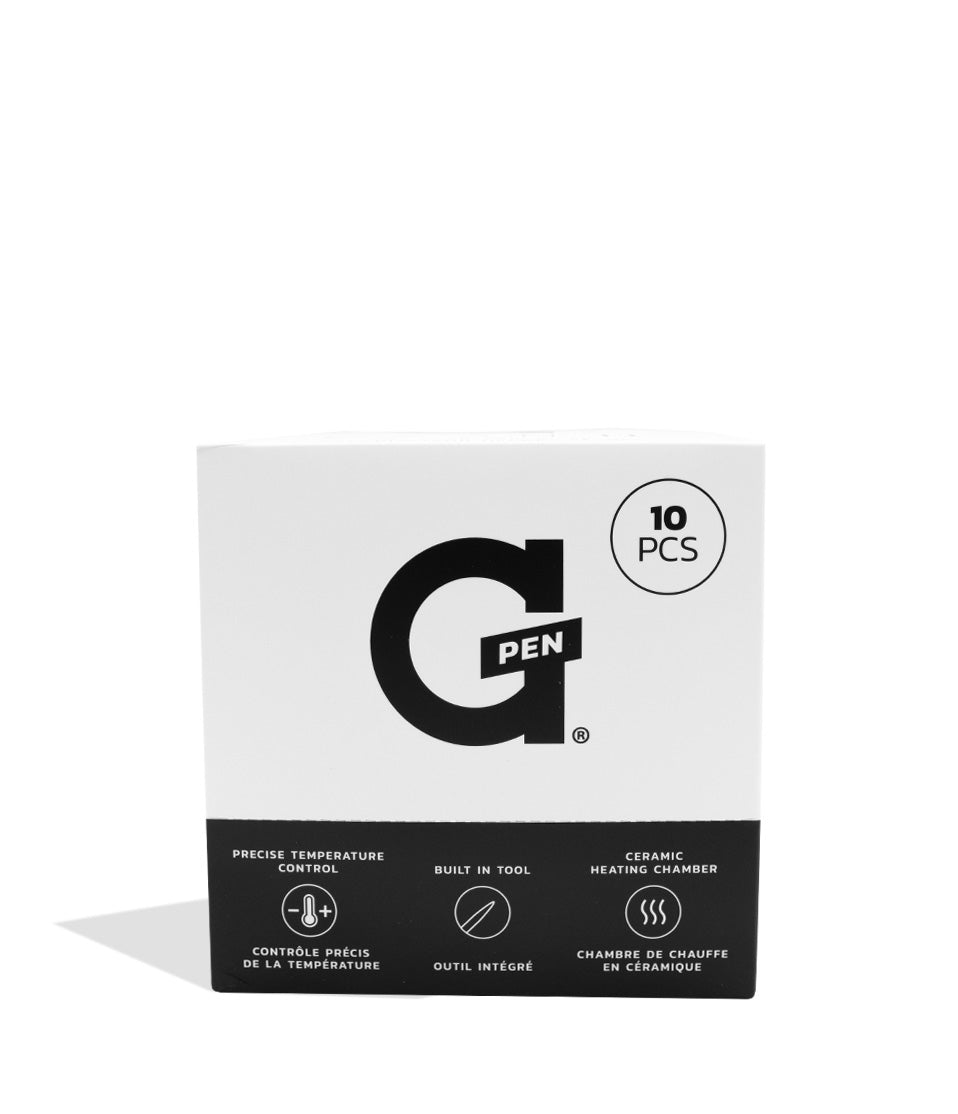 G Pen Dash 2 Dry Herb Vaporizer 10pk  front view unopened white background