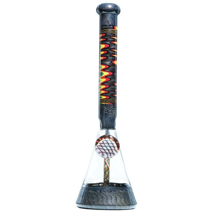 Gray & Rasta Heady Beaker M&M tech - M&M Tech Glass