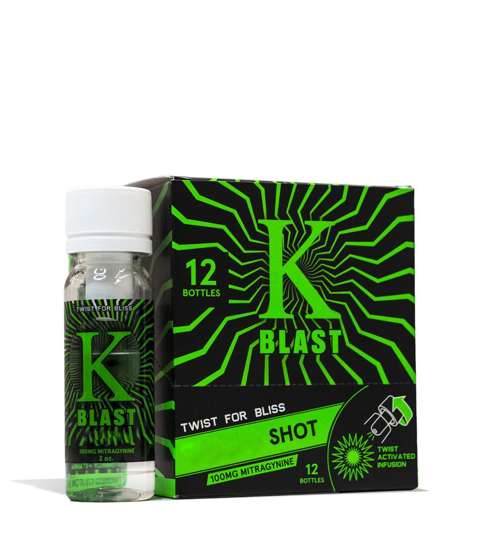 K Shot K Blast 60ml Supplement Shot 12pk Front view on white background
