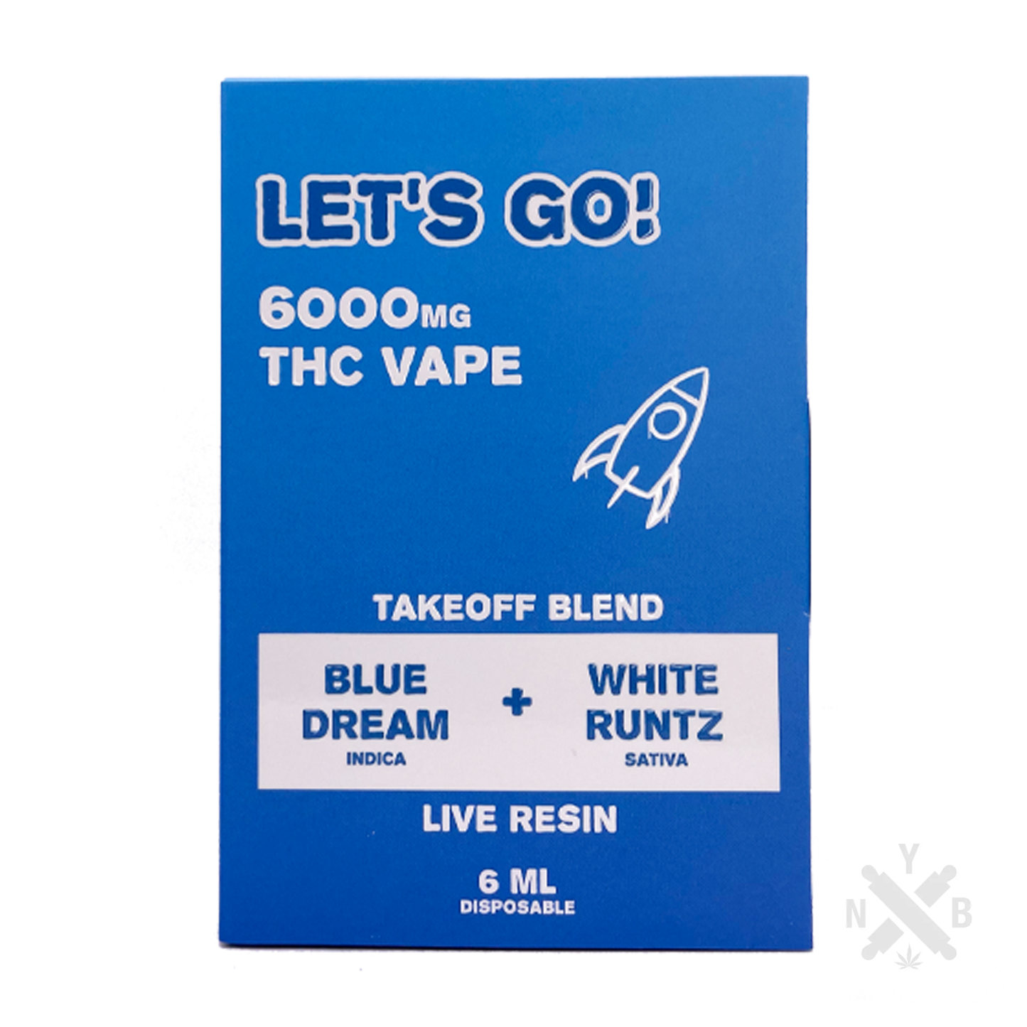 NYB 6ml Takeoff Live Resin Blend Disposable Vape