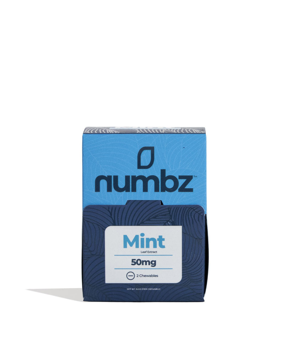 Mint Numbz 7-OH + MIT Chewable Tablets 50mg 20pk Front View on White Background