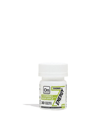 Energy ON7 7-Hydroxymitragynine Advanced Alkaloids 300mg 30 Count Bottle on white background