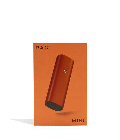 Poppy PAX Mini Portable Dry Herb Vaporizer Packaging Front View on White Background