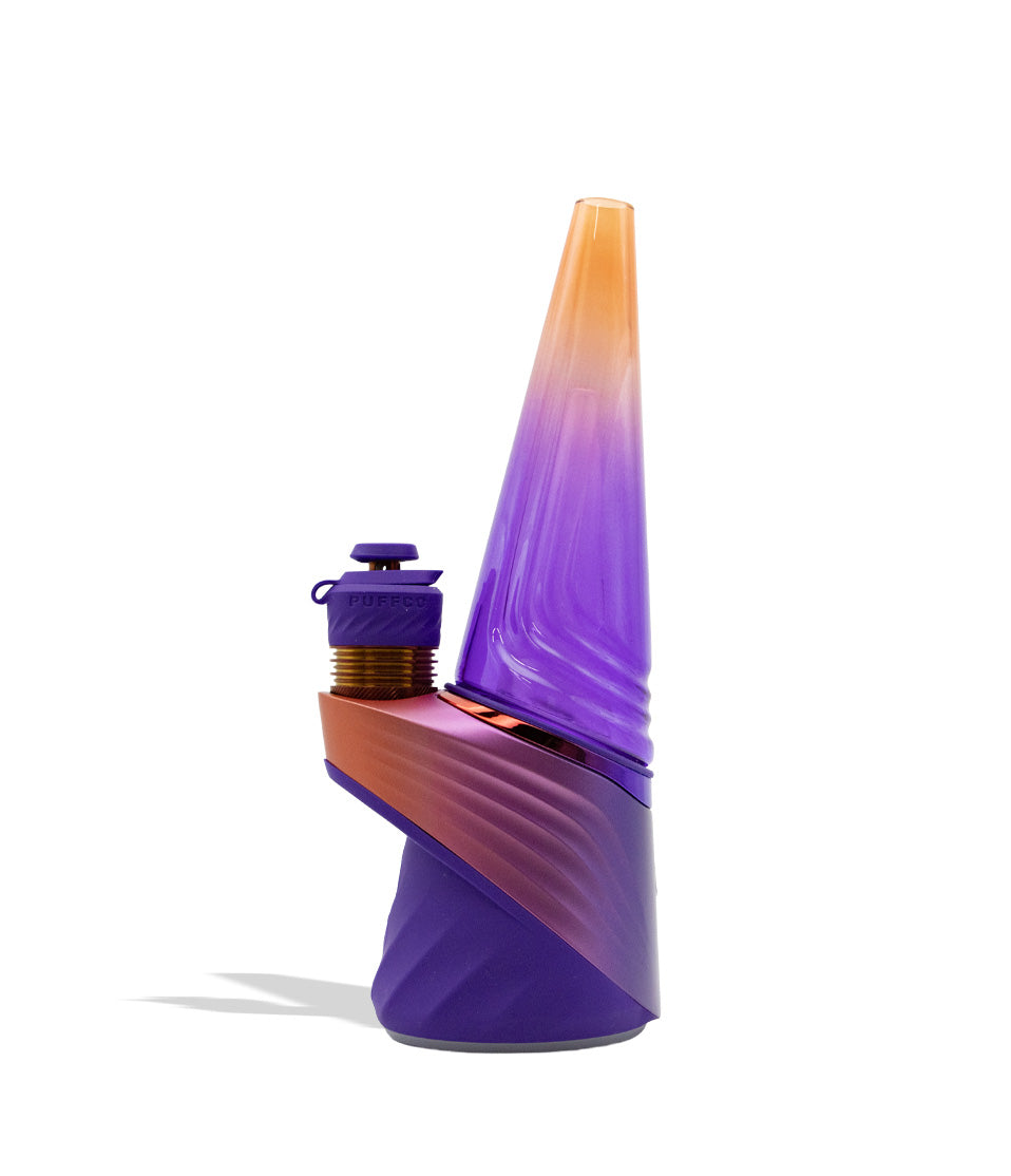 Puffco Peak Pro Limited Edition Plasma Concentrate Vaporizer with 3DXL Atomizer side view on white background