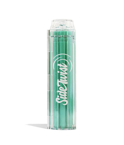 Teal Side Twist XL Blunt Roller 6pk Front View on White Background