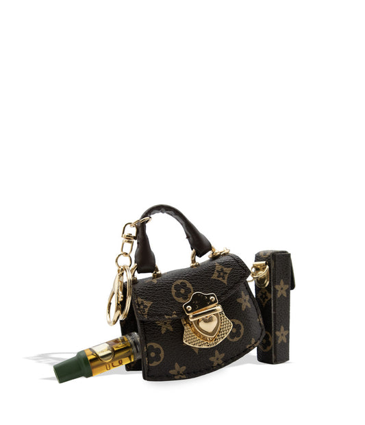 Smyle Pursejamin cartridge vaporizer in quarter view displaying cartridge on a white background