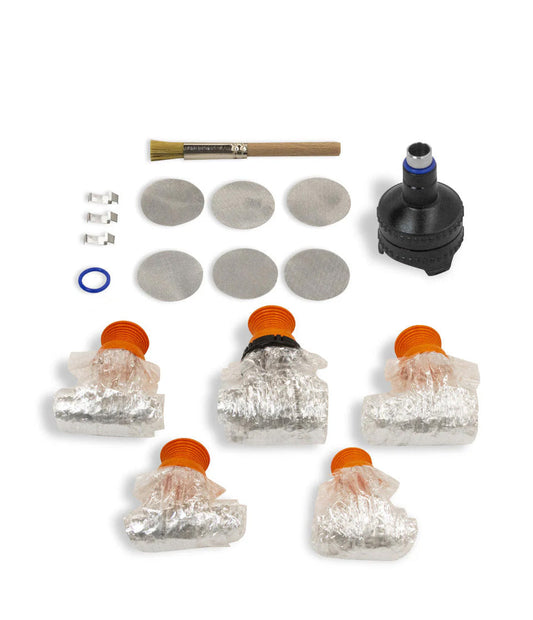 Storz & Bickel Volcano Vaporizer Easy Valve Starter Set on white studio background