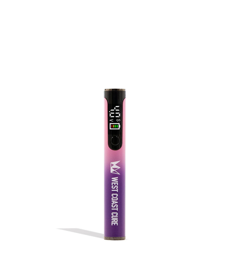 Galaxy West Coast Cure Flash Variable Voltage Battery 15pk Front View on White Background