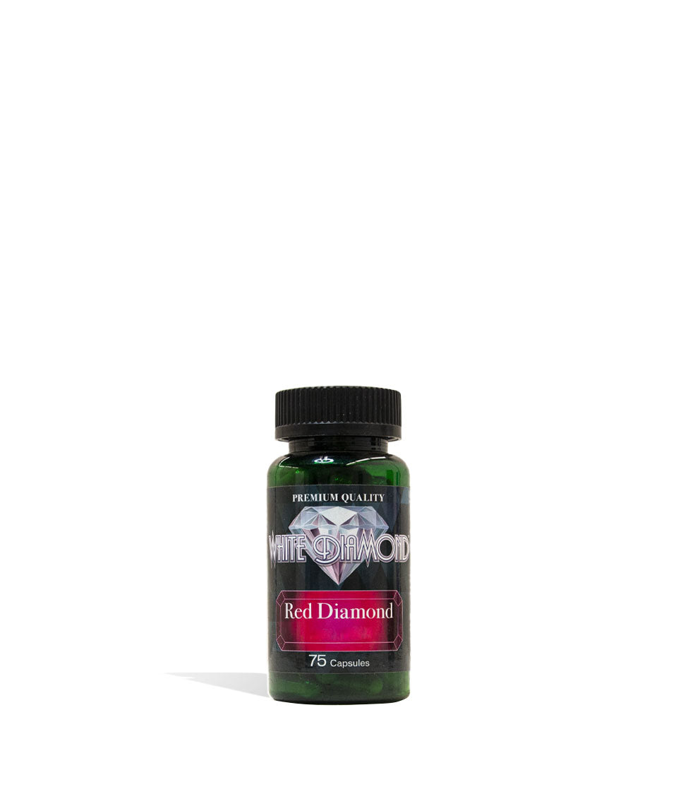 Red Diamond Bali White Diamond Supplement Capsules 75 Count Front View on White Background