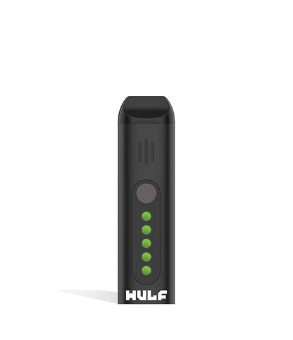 Black Wulf Mods Flora Portable Dry Herb Vaporizer front view on white background