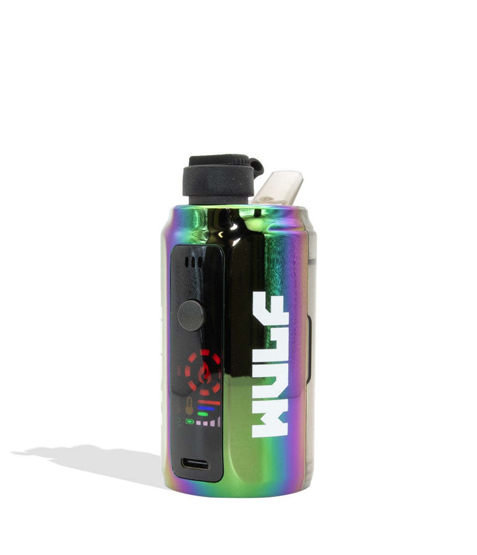 Full Color Wulf Mods Growler Electronic Dab Rig angle view on white background