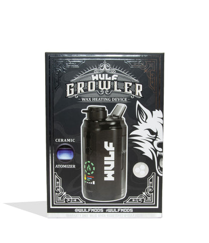 Black Wulf Mods Growler Electronic Dab Rig packaging on white background
