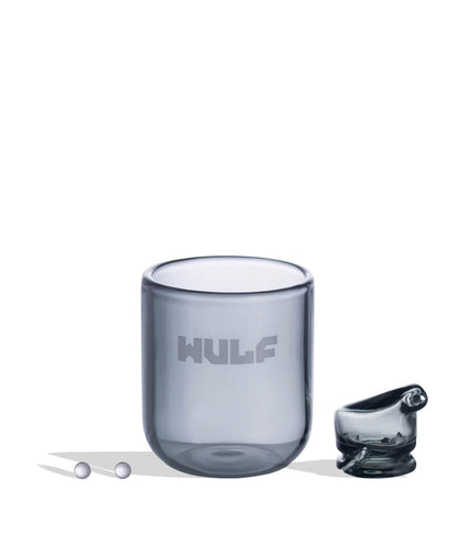 WULF Nest Puffco Proxy core attachment kit in black, with the glass cup, carb cap and dab tools